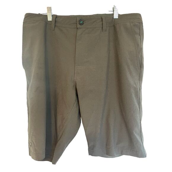 LinkSoul Flat Front Gray mens shorts With Stretch size 36 - Picture 1 of 2